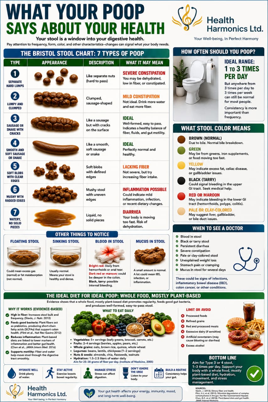 What Your Poop Says About Your Health — Health Harmonics Ltd.